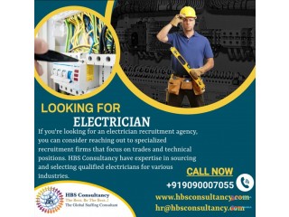 Electricians Recruitment Agency From Bangladesh