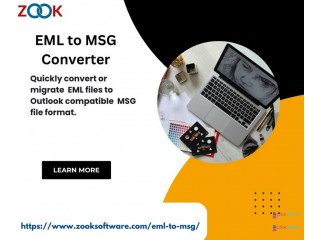 ZOOK Converter For EML to MSG