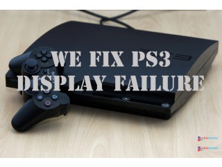 We repair PlayStation 3 {PS3} that is not failing to display on screen