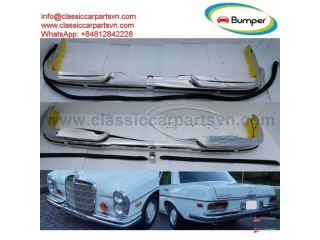 Mercedes Benz W108 W109 bumpers with rubber