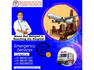 Hire Panchmukhi Air and Train Ambulance Services in Dehradun with the Best Facilities