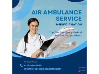 Get a Safe and Comfortable Air Ambulance Service in Gorakhpur - Medivic Aviation