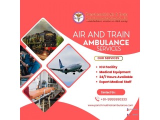 Avail The Fastest Air and Train Ambulance Services in Udaipur with ICU Setup by Panchmukhi