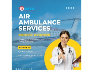 Get Emergency Medical Help with Air Ambulance Service in Bhopal- Medivic Aviation