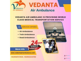 Select Air Ambulance in Patna with Superior Healthcare Services by Vedanta