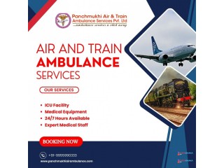 Without Hidden Charge, Book Panchmukhi Air and Train Ambulance Services in Patna