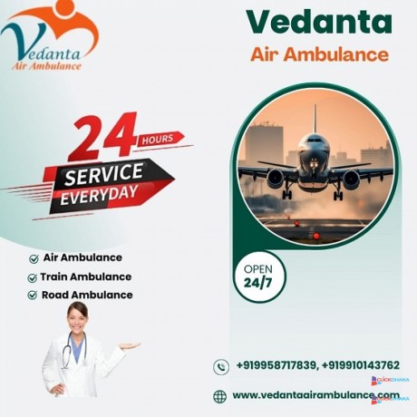 hire-vedanta-air-ambulance-service-in-bhubaneswar-with-a-ventilator-setup-at-reasonable-price-big-0