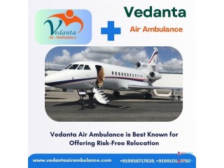 Book Affordable Fee and Reliable Vedanta Air Ambulance Service in Jamshedpur with Medical Device