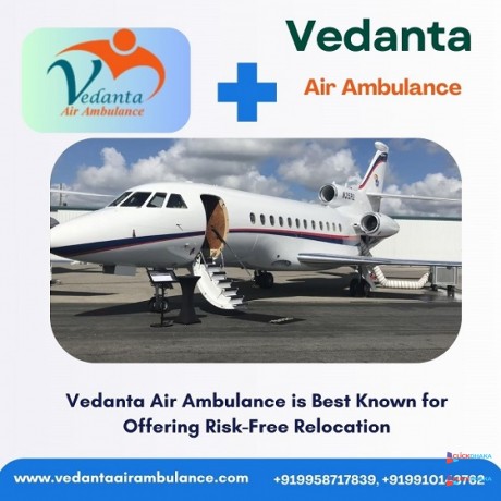 book-affordable-fee-and-reliable-vedanta-air-ambulance-service-in-jamshedpur-with-medical-device-big-0