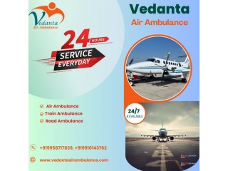 Use Air Ambulance from Kolkata with a Qualified Medical Team by Vedanta