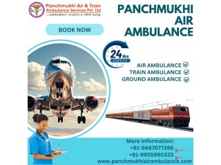 Hire Affordable Panchmukhi Air and Train Ambulance Services in Varanasi with Splendid Medical Care