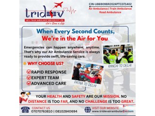 Long-Distance Air Ambulance Flights: Tridev Air Ambulance Services in Patna