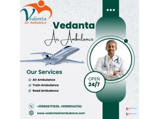 Book Vedanta Air Ambulance Service in Muzaffarpur for Splendid Patient Transfer Service