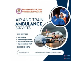 Get High Tech Air and Train Ambulance Services in Bilaspur By Panchmukhi