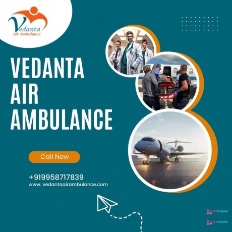 take-air-ambulance-from-ranchi-with-superb-medical-attention-by-vedanta-big-0