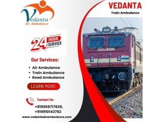 Take Vedanta Train Ambulance Service in Bhilai for Comfortable Patient Shifting