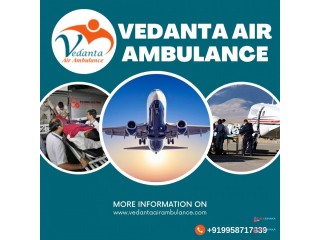 Choose Air Ambulance from Varanasi with Trained Medical Team by Vedanta