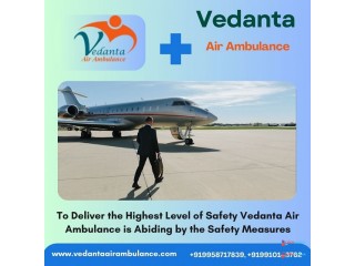 Book Superlative Vedanta Air Ambulance Service in Indore with Top-class Medical Kit