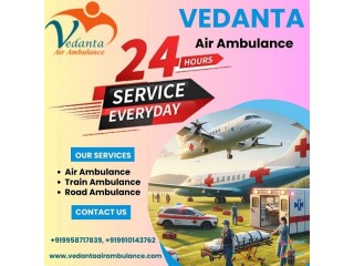 Take Superb Patient Transfer Air Ambulance by Vedanta Air Ambulance Service in Imphal