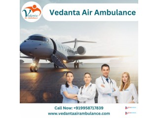 Pick Air Ambulance from Chennai with Matchless Medical Aid by Vedanta