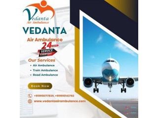 Book Unique Vedanta Air Ambulance Service in Raipur with Medical Equipment