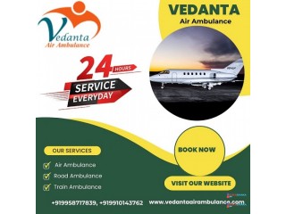 Hire Safely Patient Transfer Service by Vedanta Air Ambulance Service in Ahmedabad