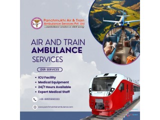 Hire ICU Setup Air and Train Ambulance Services in Surat By Panchmukhi