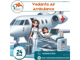 Choose Air Ambulance in Varanasi with Appropriate Medical Aid from Vedanta