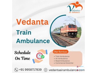 Avail Vedanta Train Ambulance Service in Bhubaneswar for Safe Medical Transfer