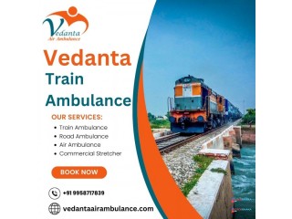 Safe and Trusted Train Ambulance Service in Durgapur by Vedanta for Critical Patients