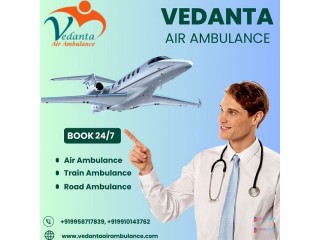 Take Superb Vedanta Air Ambulance Service in Hyderabad with Modern ICU Facility