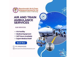 Avail Advanced Medical Air and Train Ambulance Services in Kharagpur by Panchmukhi