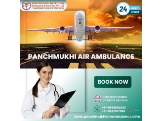 Get Cost-effective and Reliable Panchmukhi Air and Train Ambulance Services in Varanasi with Medical Support