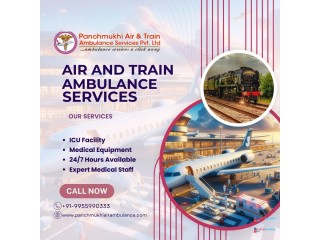 Use Clean and Neat Air and Train Ambulance Services by Panchmukhi in Coimbatore