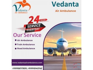 Book Vedanta Air Ambulance Service in Bagdogra with Healthcare at Minimum Price