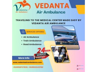 Use Air Ambulance from Kolkata with Excellent Medical Support by Vedanta