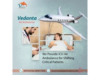 Avail Air Ambulance from Varanasi with Matchless Medical Treatment by Vedanta