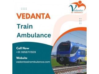 Vedanta Train Ambulance Service in Bhubaneswar Guarantees Safe and Smooth Patient Transfers