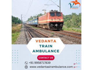 Patna Vedanta Train Ambulance Service in Patna with Safely and Comfortably Patients Transfers