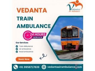 Patient Transfer through Vedanta Train Ambulance Services in Kochin