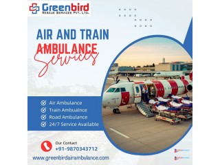 Greenbird Air and Train Ambulance Service in Indore for Swift Relocation of Patients