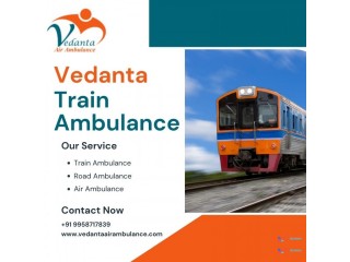 Fast and Efficient Vedanta Train Ambulance Services in Bhilai Available with Skilled Professionals