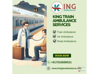 King Train Ambulance in Patna is Fully Customizable as per the needs of the Patient