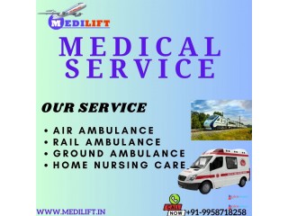 Medilift Train Ambulance Service in Patna Offers Proper Coordination during Transfer