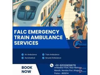 FALC Emergency Train Ambulance in Patna Safely Transfers Patients to their Location