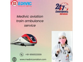 Medivic Aviation Train Ambulance Service in Patna provides High-Quality Care during Transfer