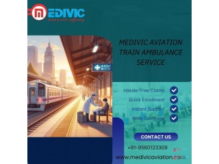 Medivic Aviation Train Ambulance is Available in Ranchi for all Types of Emergencies