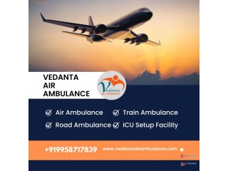 Patients get Continuous Care on the way through Vedanta Air Ambulance Services in Srinagar