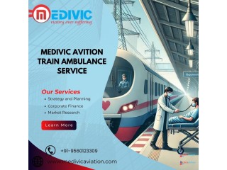 Medivic Aviation Train Ambulance Service in Kolkata offers patient relocation at reasonable costs