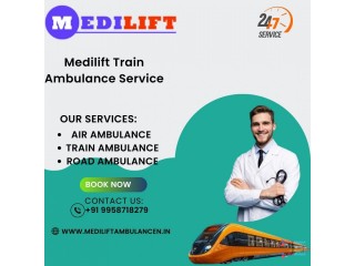 Medilift Train ambulance service in Bangalore provides a very easy transport service